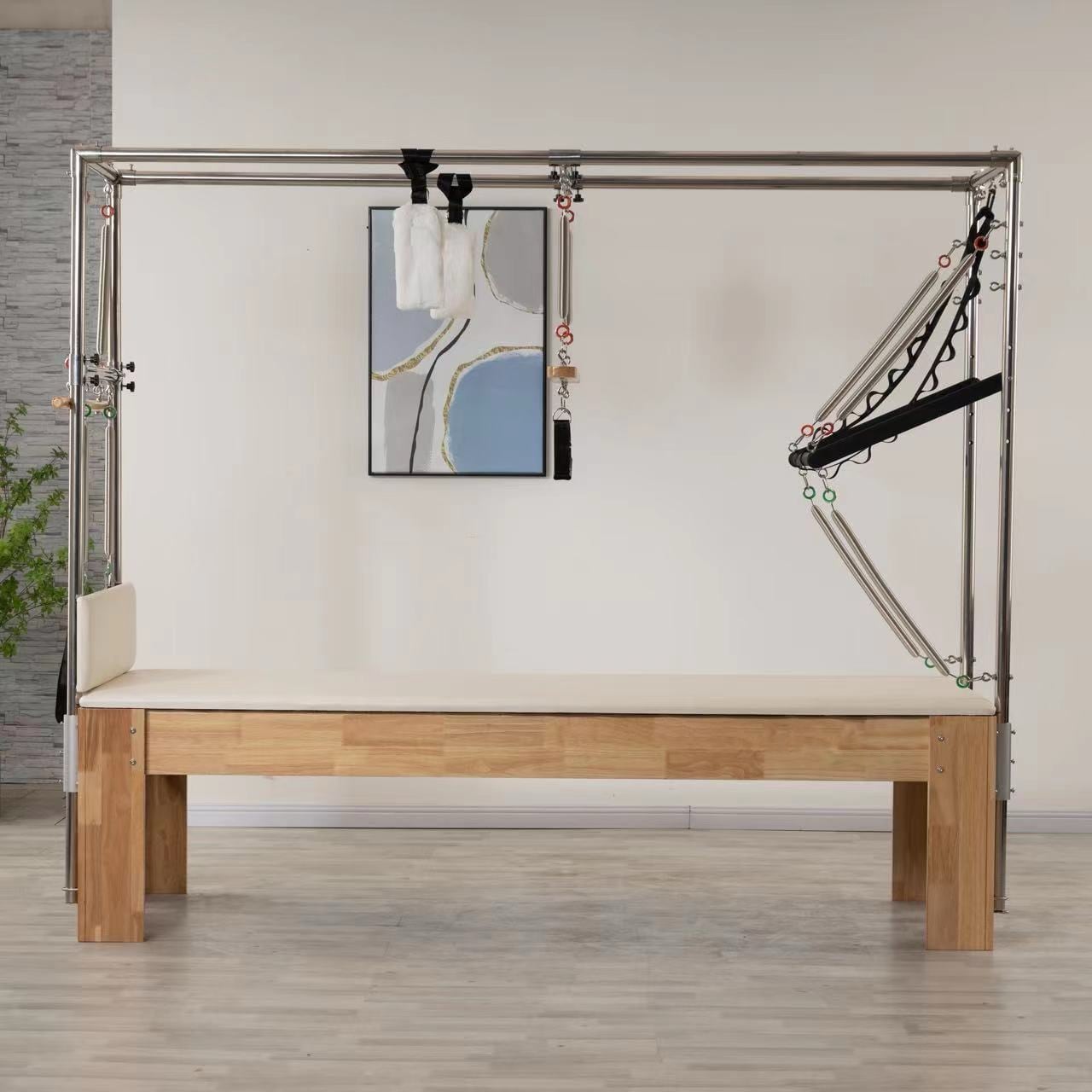 Maple Wood Cadillac Reformer - White image 1