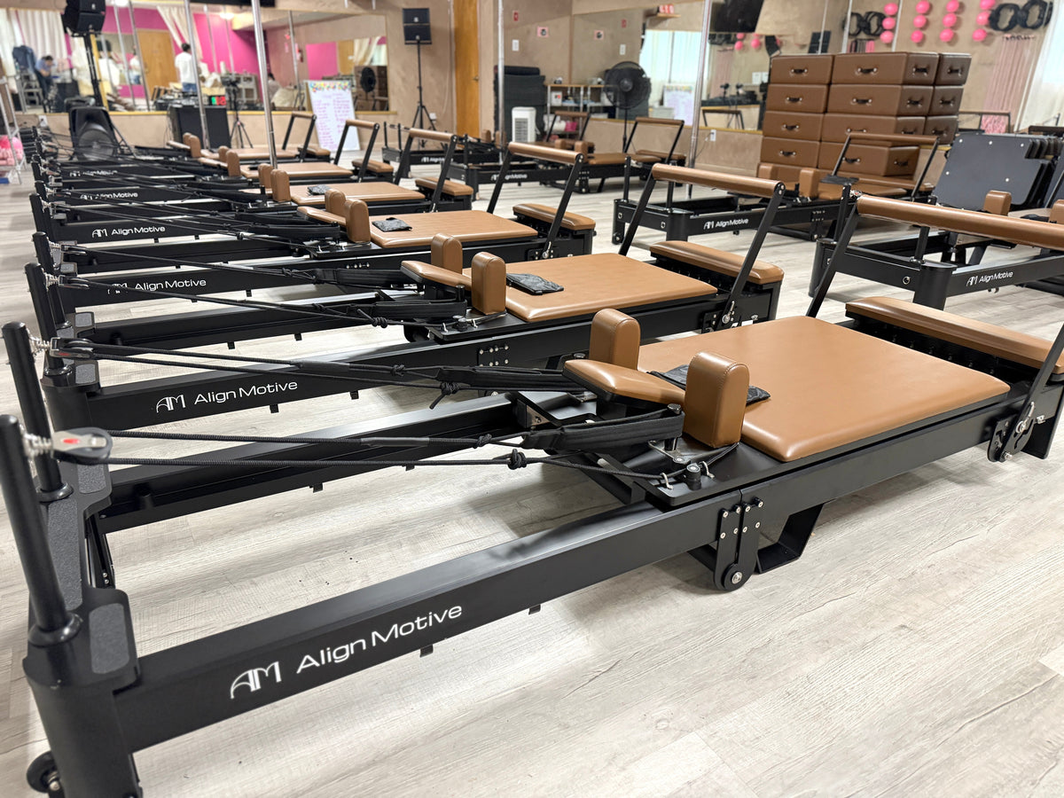 Folding Pilates Reformers for a New Studio