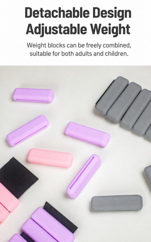 Silicone Weighted Bands - Adjustable Ankle and Wrist Weights