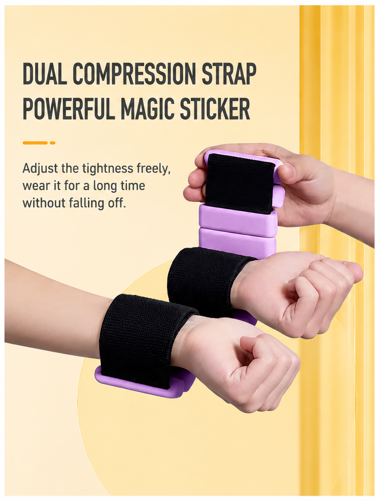 Silicone Weighted Bands - Adjustable Ankle and Wrist Weights