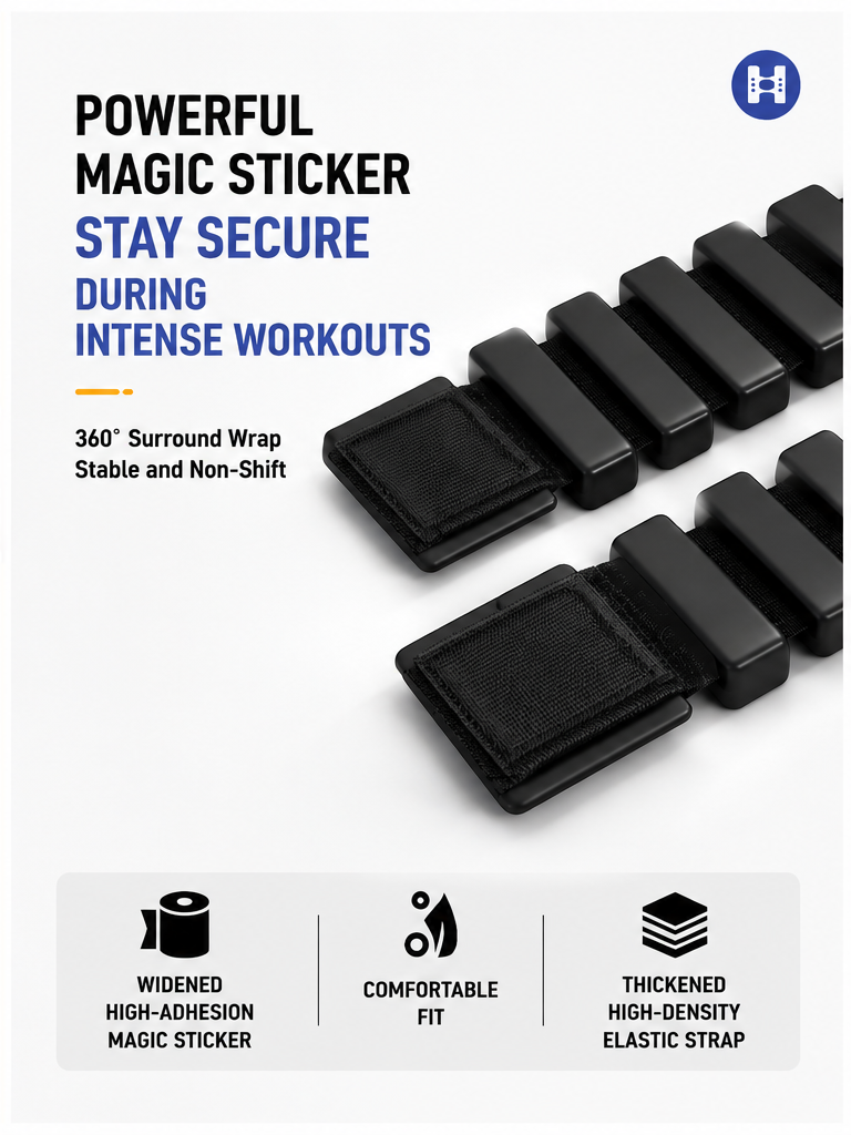 Silicone Weighted Bands - Adjustable Ankle and Wrist Weights