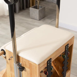 Oak wood Wunda Chair - White image 1