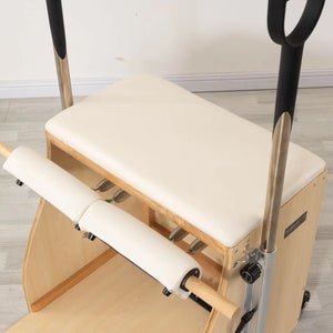 Oak wood Wunda Chair - White image 5