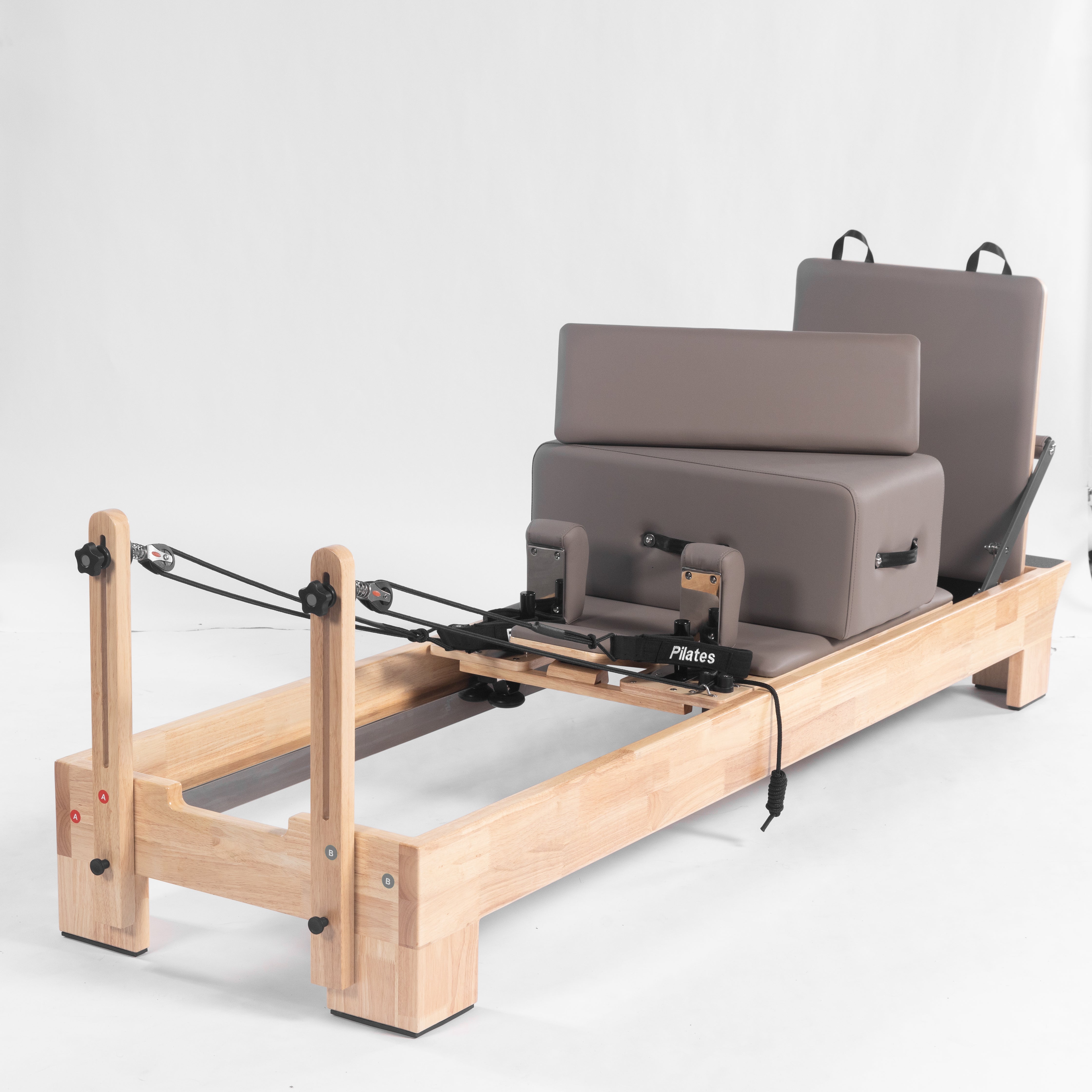 Maple wood non-folding Reformer in Mocha image 3